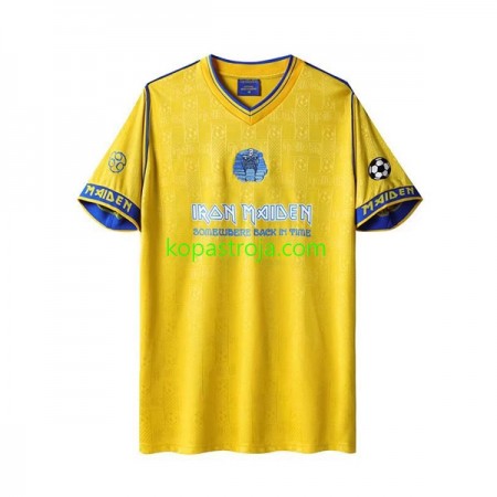 Billiga Fotbollströjor West Ham United Iron Maiden 2008 Retro Hemma tröja Kortärmad